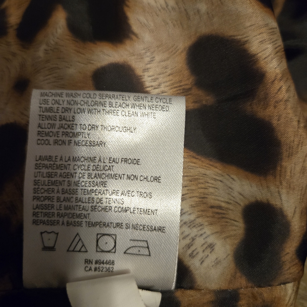 Ladies Chocolate Puffer Coat - Brown - Picture 10 of 12